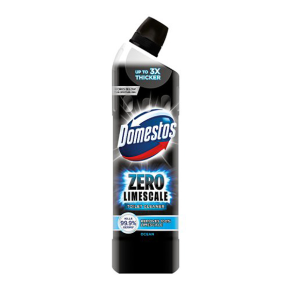 Domestos Zero Limescale Toilet Cleaner Ocean Power 750ml