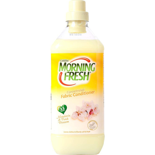 Cussons Morning Fresh Concentrated Fabric Conditioner Mandarin And Peach Blossom 1L