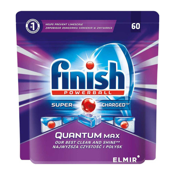 02 Finish Dishwasher Tablets Quantum Regular 60 s