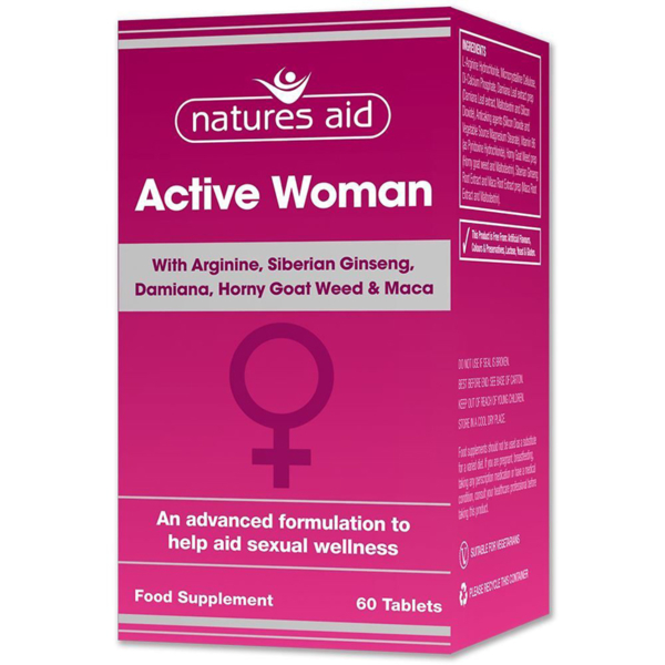 Natures Aid Active Woman 60s