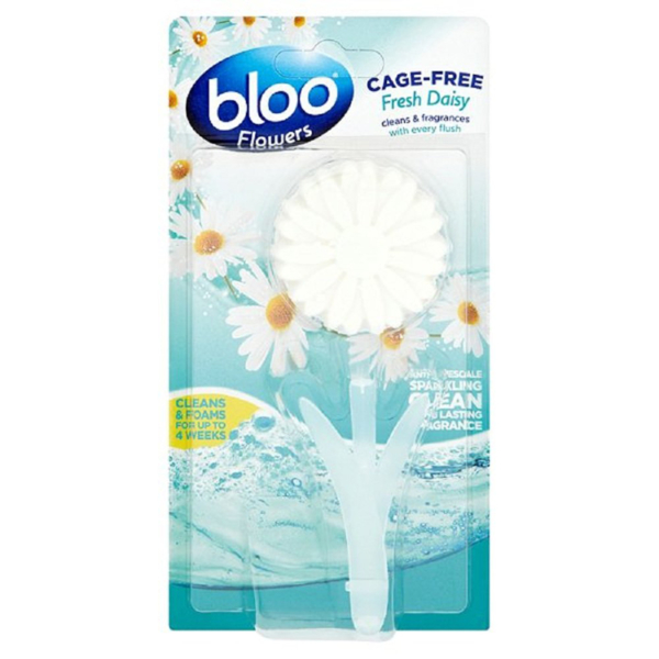 Bloo Flowers Cage Free Toilet Block Fresh Daisy - 34 g