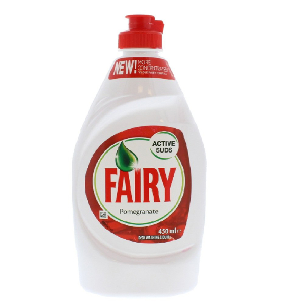 Fairy Active Suds Dishwashing Liquid Pomegranate 450ml