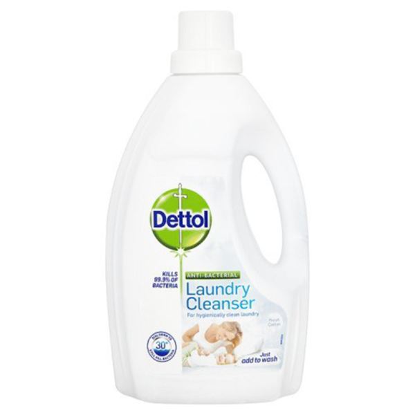 07 Dettol Anti Bacterial Laundry Cleansers 1.5 Ltr Cotton Fresh