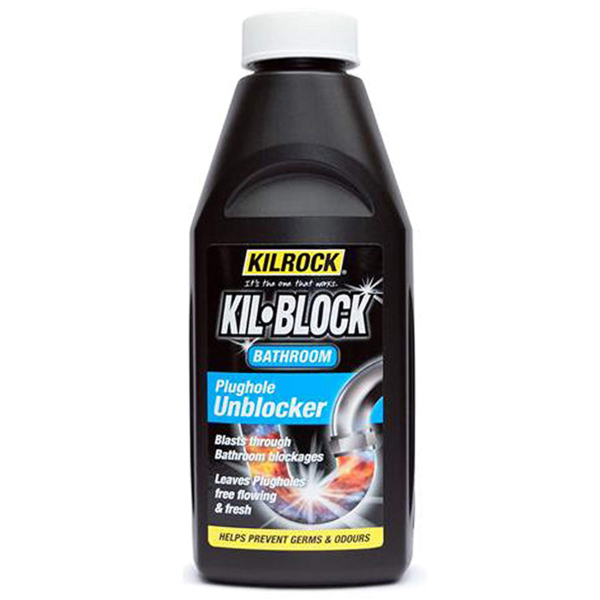 Kilrock Kil-Block Bathroom Plughole Unblocker 500ml