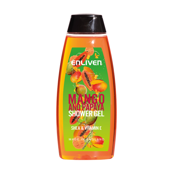 14 502383 Enliven Fruit Shower Gel Mango Papaya