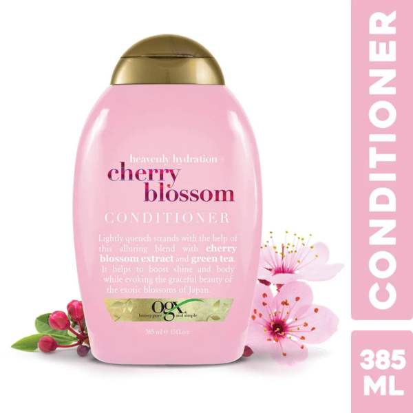 OGX heavenly hydration +cherry blossom Conditioner 385ml - Image 4