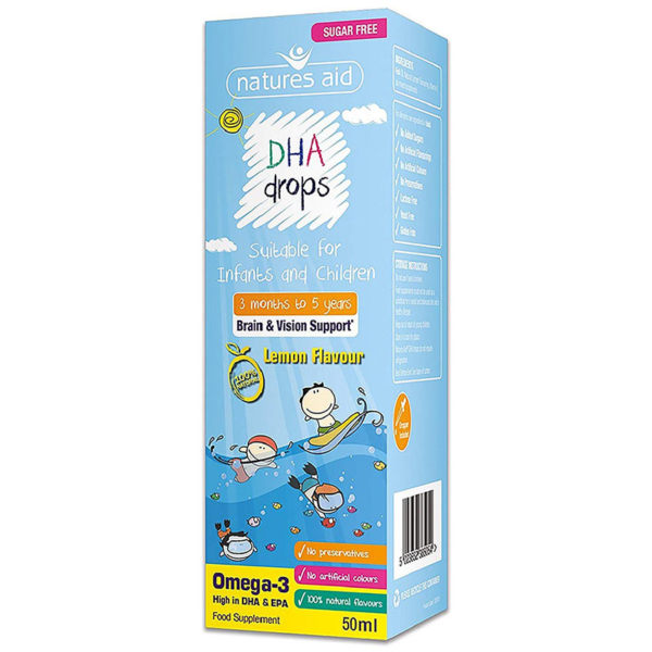 Natures Aid Omega-3 DHA Mini Drops 50ml