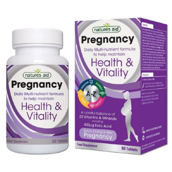 Natures Aid Pregnancy Prenatal Support 60's