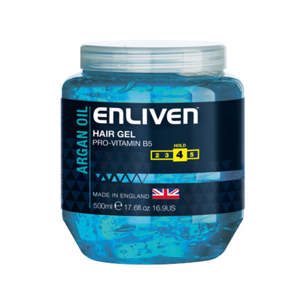 Enliven XL Hair Gel Argan -Blue Superior Hold 500ml