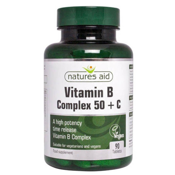 Natures Aid Vitamin B Complex + C High Strength 90's