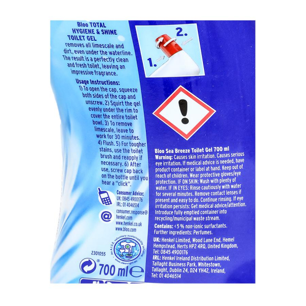 40177307 3 4 bloo total hygiene shine toilet gel ocean breeze