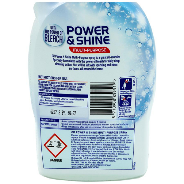 40212004 6 1 cif spray power shine multi purpose bleach