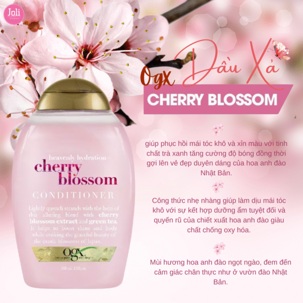 OGX heavenly hydration +cherry blossom Conditioner 385ml - Image 3