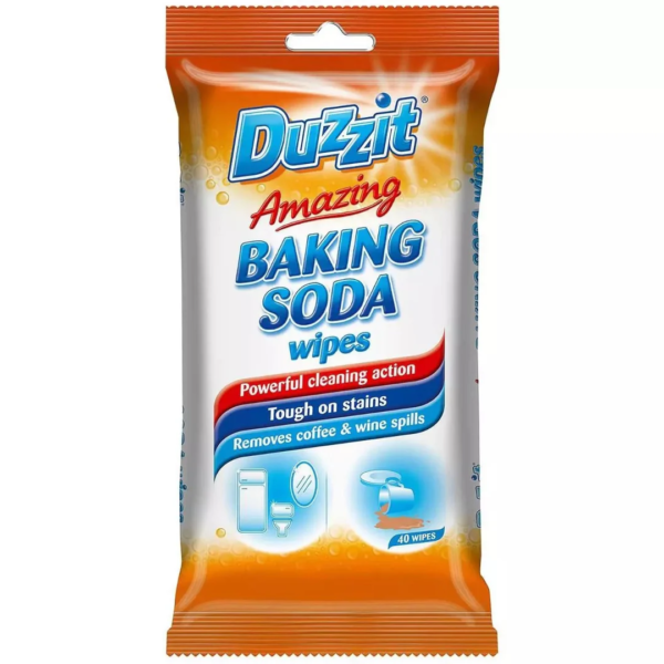 Duzzit Amazing Baking Soda Wipes 40 Pack