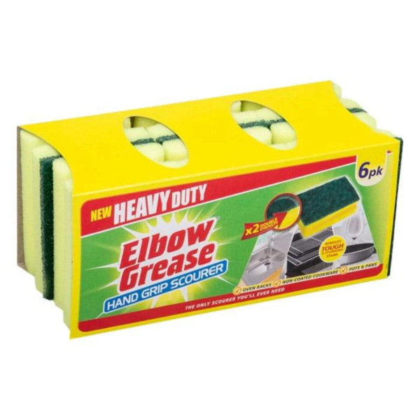 Elbow Grease Hand Grip Scourer 6pk