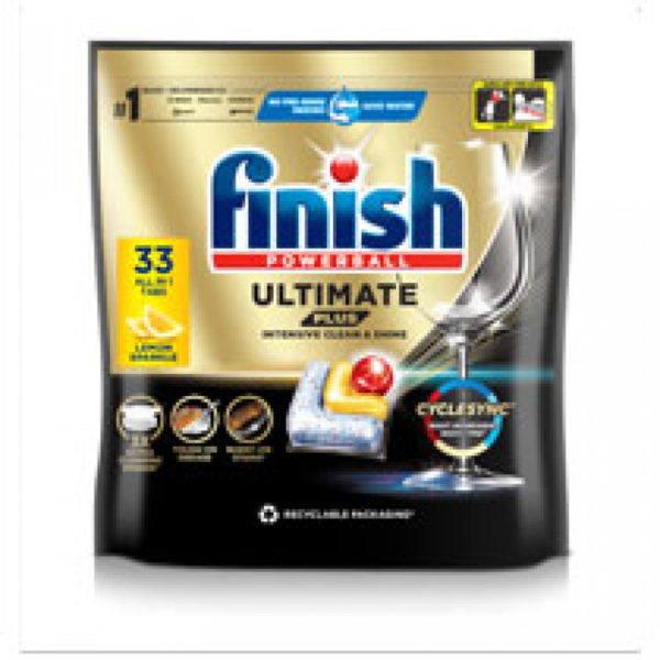 Finish Dishwasher Tablets Ultimate Plus 33 Lemon