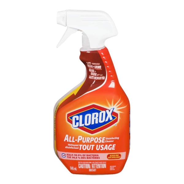 Clorox All-Purpose Disinfecting Cleaner Spray 946 ml Tout Usage