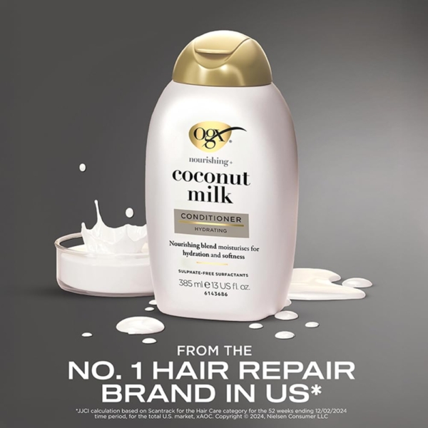 OGX Coconut Milk Conditioner 385ml - Image 9