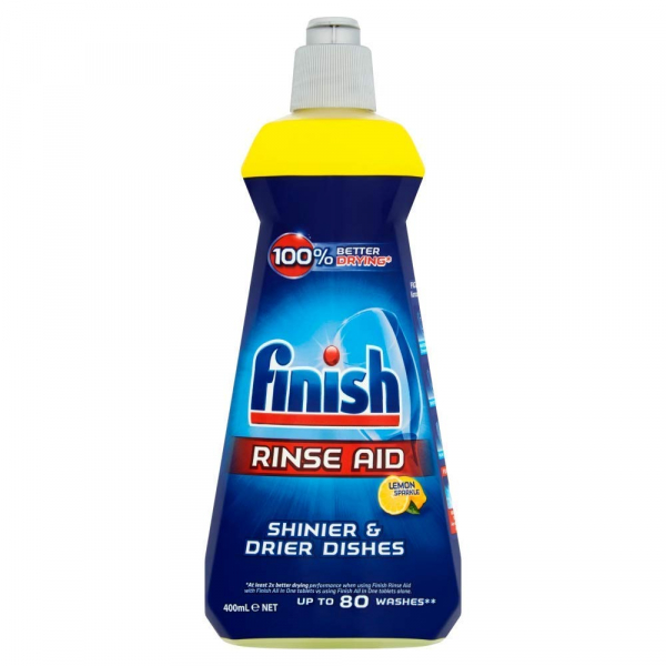 Finish Rinse Aid Shine Plus Dry Lemon, 400Ml