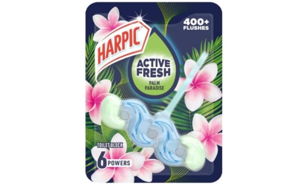 Harpic Active Fresh Palm Paradise Toilet Block 6 Power