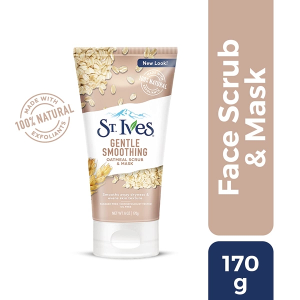 St Ives Soothing Oatmeal Scrub And Mask For Unisex 170g - Image 3