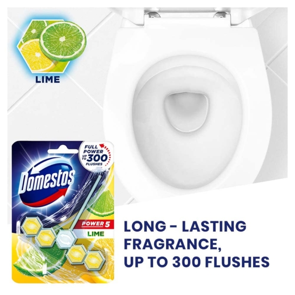Domestos Power Block Lime Scented 55gm - Image 6