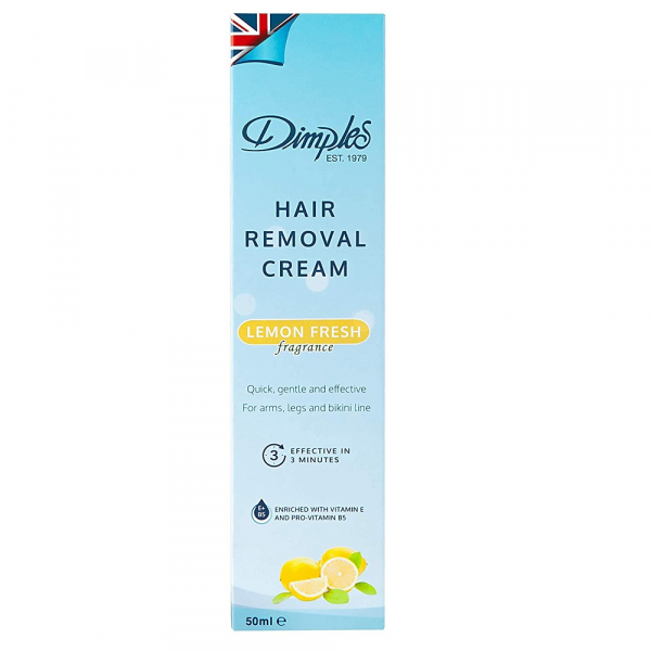 Dimples Hair Removal Cream Lemon Fresh - 50ml - Image 2