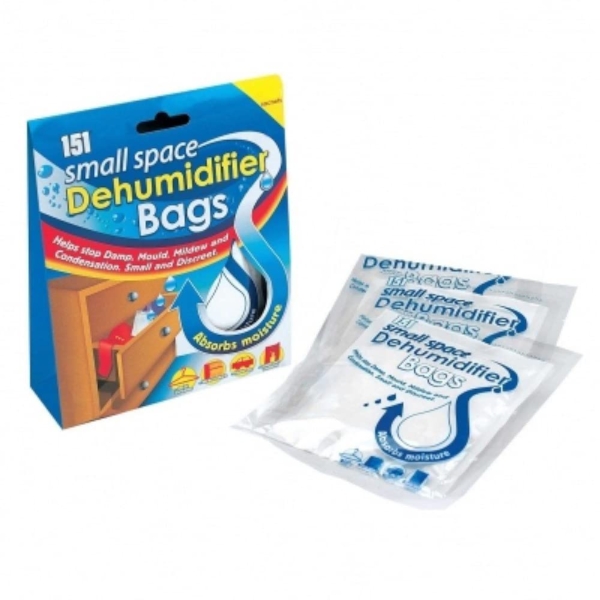 151 Small Space Dehumidifier Bags Wardrobe Drawer Mould Mildew Moisture Remover - Image 2