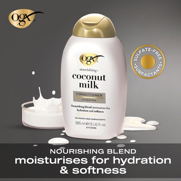 OGX Coconut Milk Conditioner 385ml - Image 2
