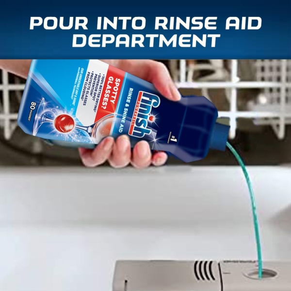 Finish Dishwasher Rinse Aid Liquid, Shine & Dry - 400 Ml - Image 5