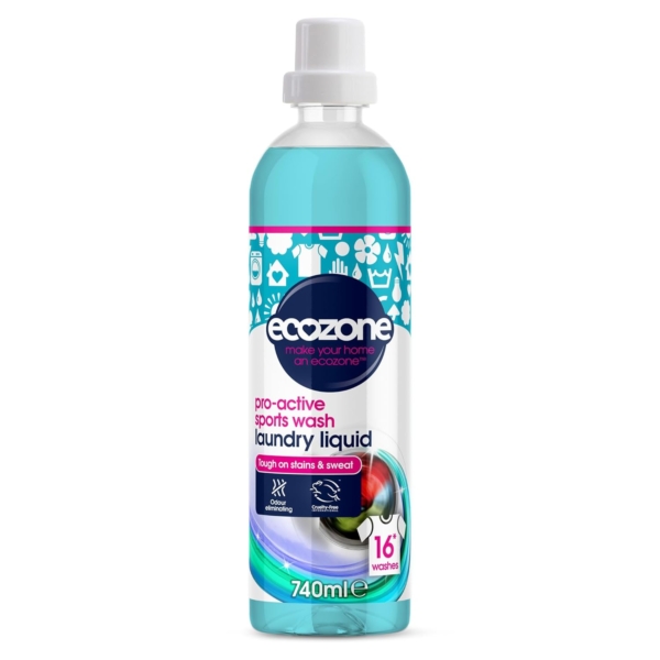 Ecozone Sports Wash Laundry Liquid 740ml