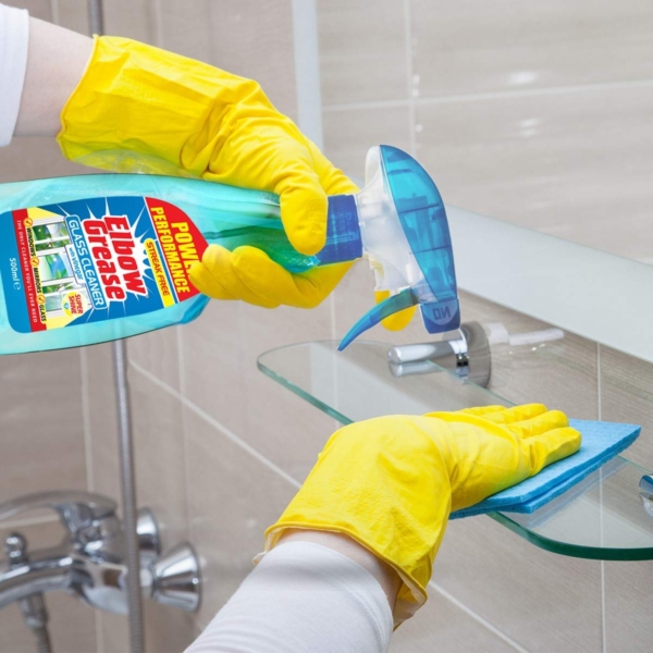 Elbow Grease Anti-Bacterial Household Rubber Gloves, 1 Pair - Medium - Image 3