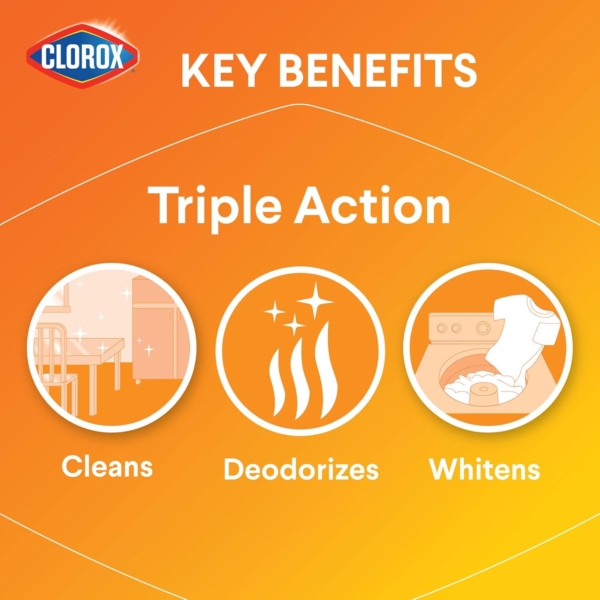 Clorox Liquid Bleach Lemon 1L - Image 3