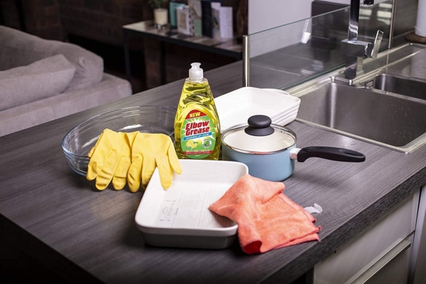 Elbow Grease Washing Up Liquid Lemon 600ml - Image 4
