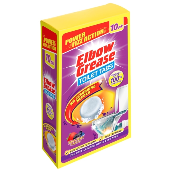 Elbow Grease Toilet Bowl Tablets Berry 10's