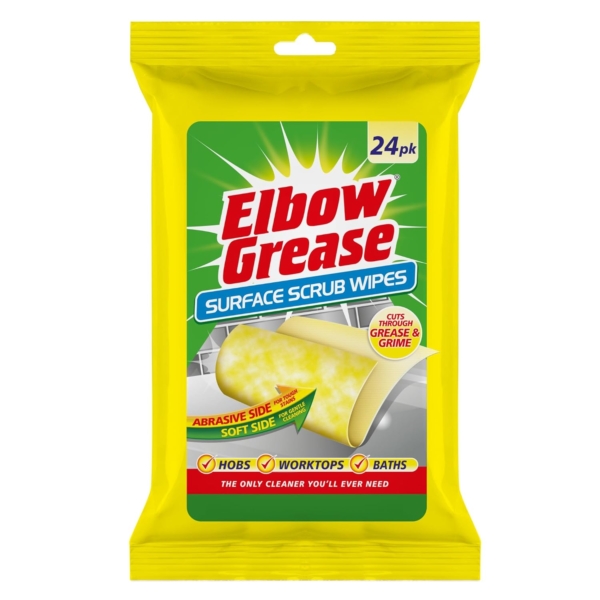 Elbow GreaseSurface Scrub Wipes 24's