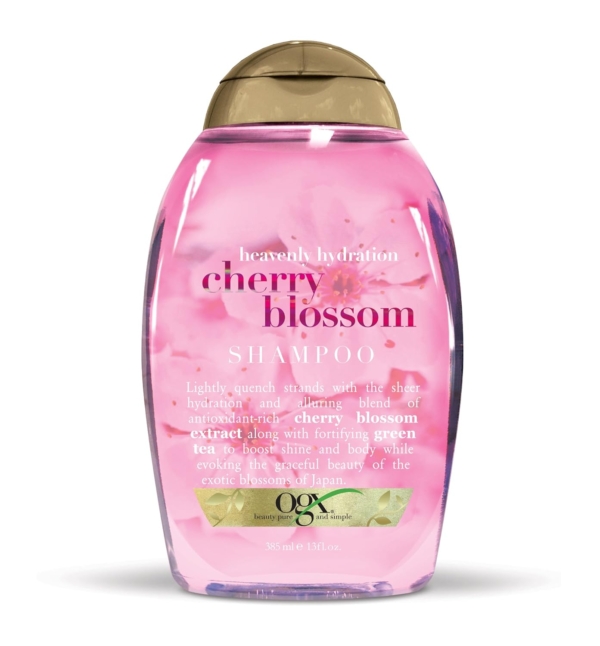 OGX shampoo heavenly hydration + cherry blossom 385ml