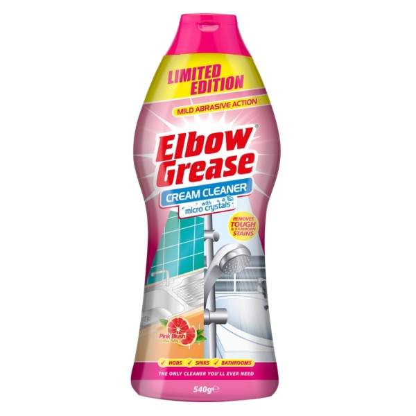 Elbow Grease Cream Cleaner With Micro Crystale 540ml Pink