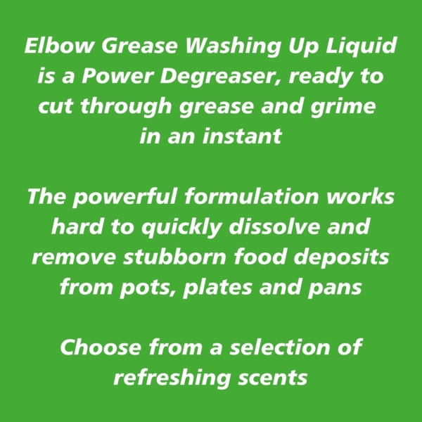 Elbow Grease Washing Up Liquid Gingerbread Fragrance 600ml - Image 5