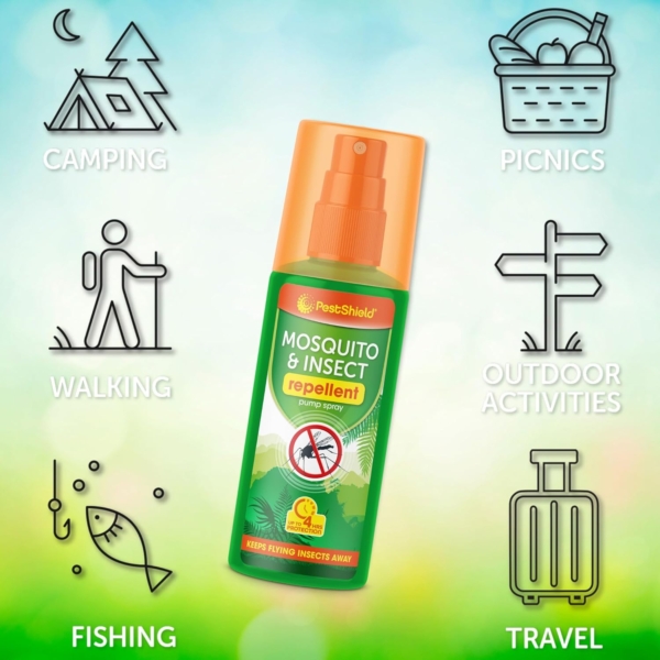 Pestshield Mosquito & Insect Repellent Pump Spray 120ml - Image 5