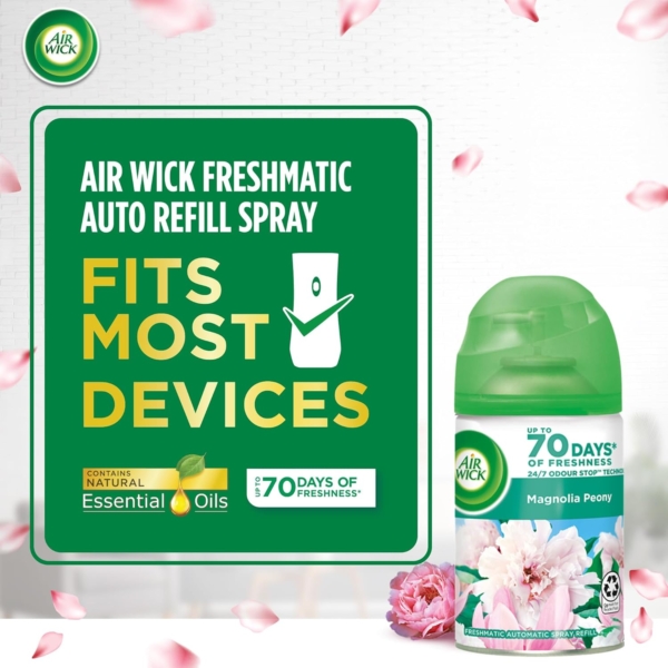 Airwick Freshmatic Automatic Spray Refill Magnolia Peony 250ml - Image 10