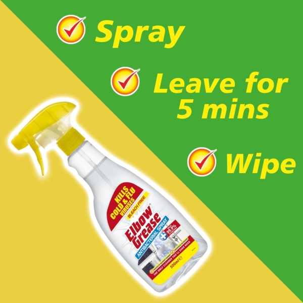 Elbow Grease Anti Bacterial Spary 500ml - Image 6