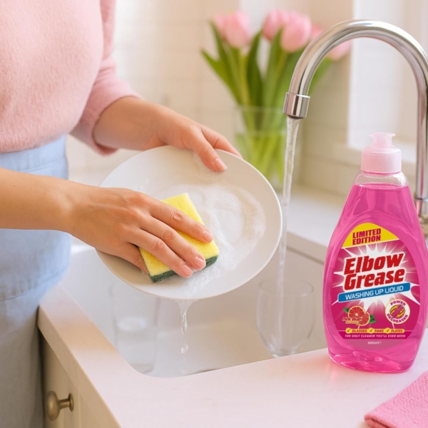 Elbow Grease Washing Up Dishwasher Liquid 600ml - Image 2