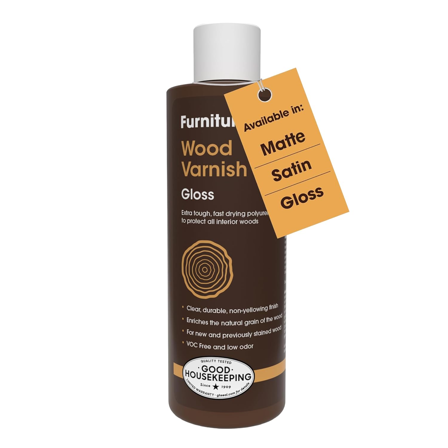 Furniture Clinic Wood Varnish Gloss 250ml 2 Furniture Clinic Wood Varnish Gloss 250ml - Image 2