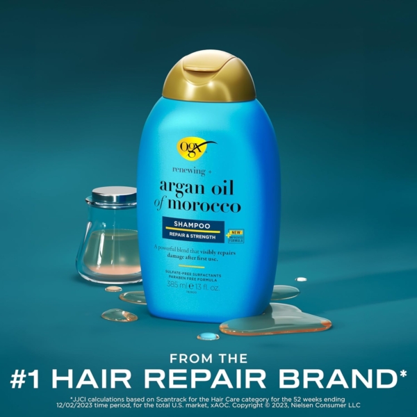 OGX Moroccan Argan Oil Shampoo - 385 Ml - Image 4
