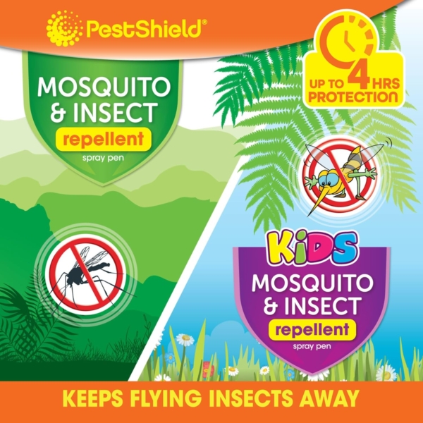 Pestshield Mosquito and Insect Repellent Spray Pens Pack of 2 x 10ml - Image 5