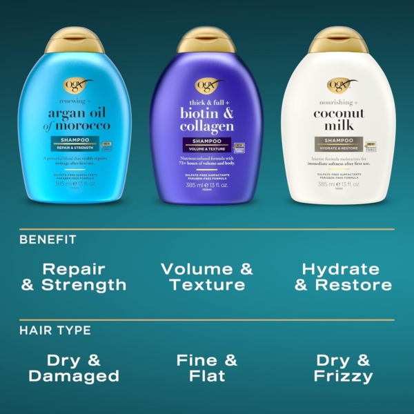 OGX Moroccan Argan Oil Shampoo - 385 Ml - Image 8