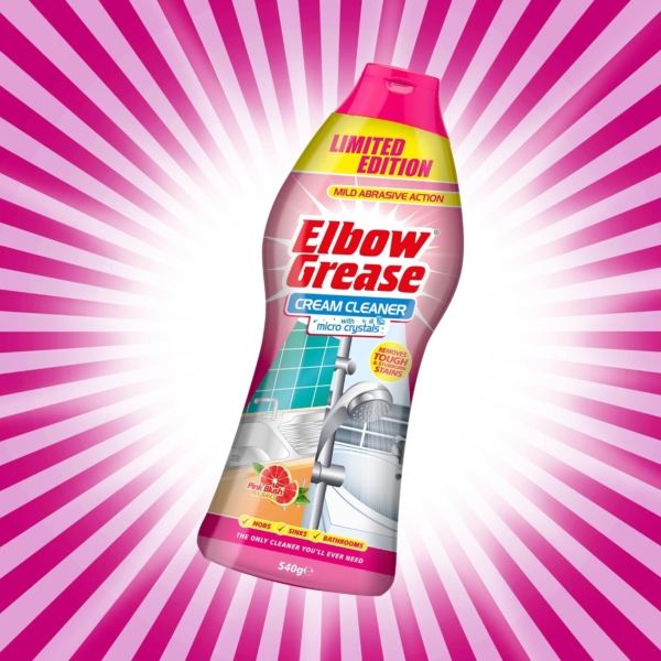 Elbow Grease Cream Cleaner With Micro Crystale 540ml Pink - Image 7