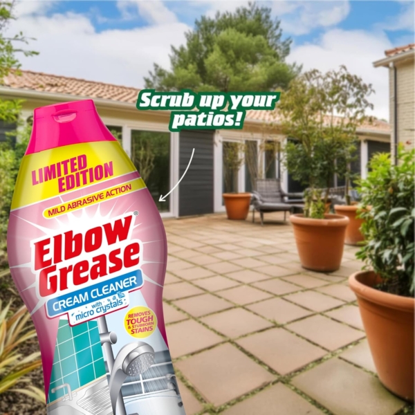 Elbow Grease Cream Cleaner With Micro Crystale 540ml Pink - Image 3