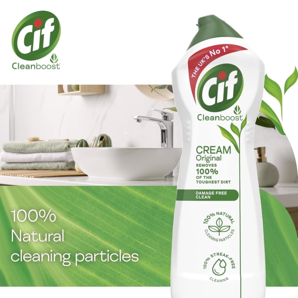 Cif Original Cream Surface Cleaner - 500 ml - Image 4